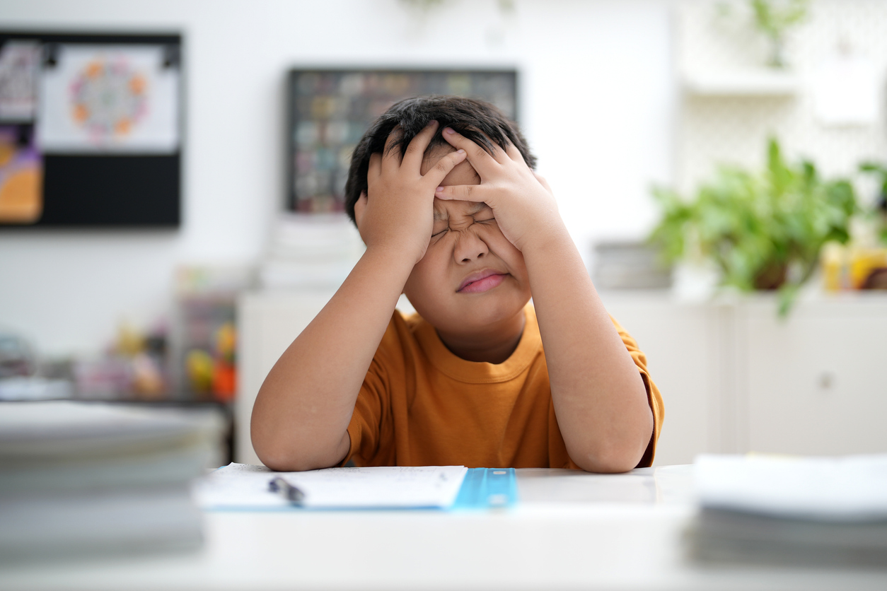 young boy with adhd