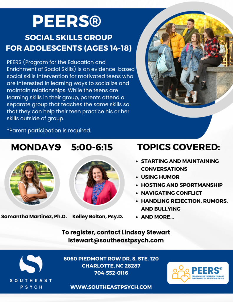 PEERS® for Adolescents Spring 2025